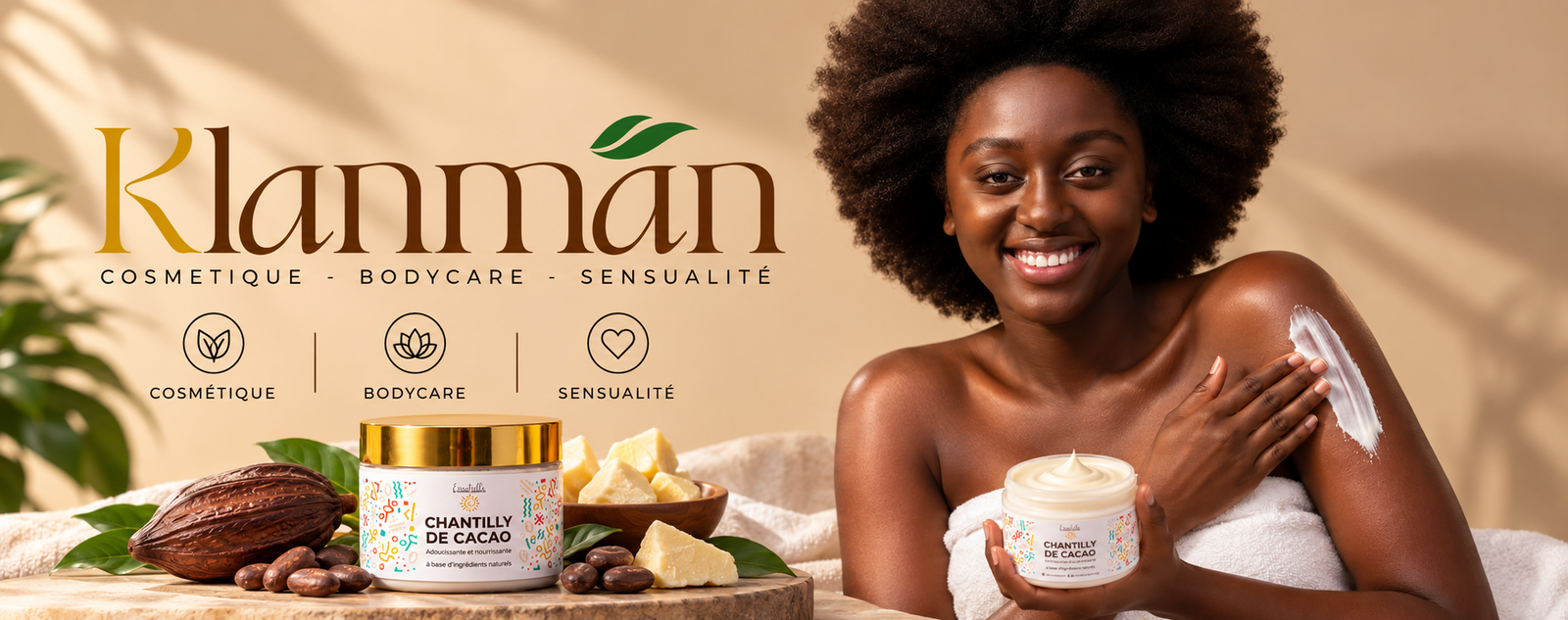 Chantilly de cacao bio Klanman